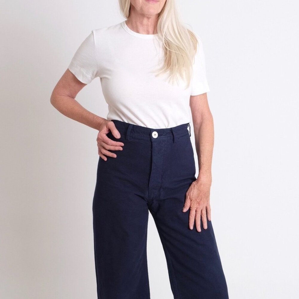 Great Jesse Kamm Sailor Pants Midnight Navy Size 4